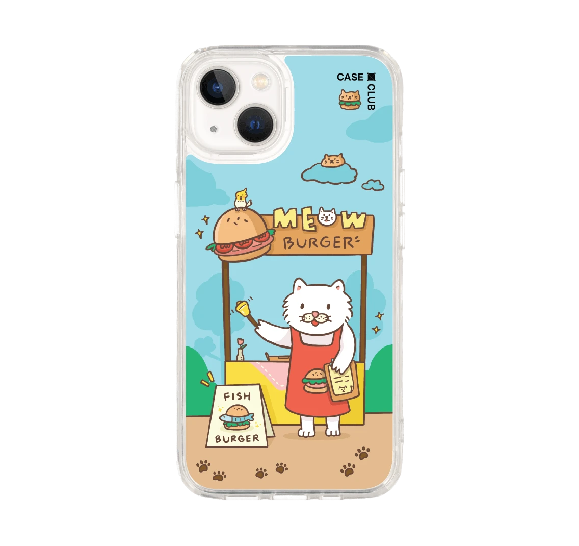 persian cat meow burger